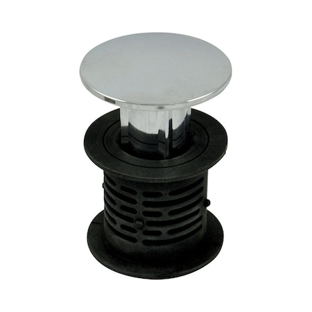 Danco Danco 1-3/4 in. Chrome Rubber Drain Stopper 10772